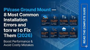 PVcase Ground Mount — 8 Most Common Installation Errors