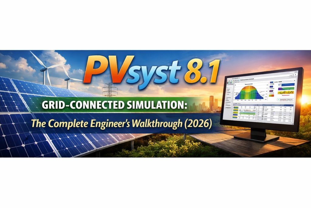 PVsyst 8.1 Grid Connected Simulation