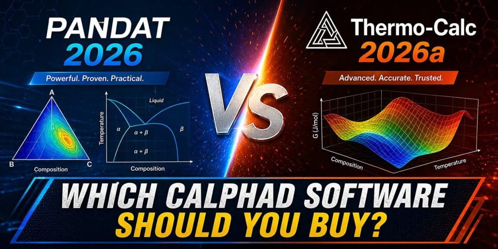 Pandat 2026 vs Thermo Calc 2026a — Which CALPHAD Software Should You Buy