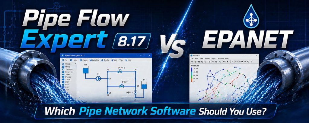 Pipe Flow Expert vs EPANET — Which Pipe Network Software Should You Use