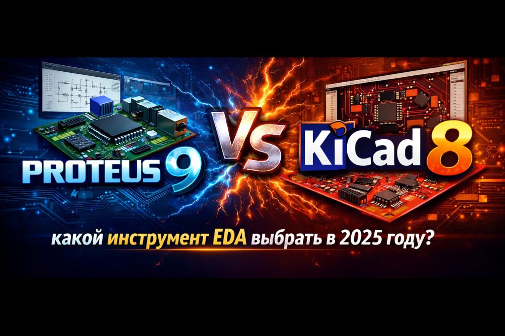 Proteus vs KiCad feature comparison