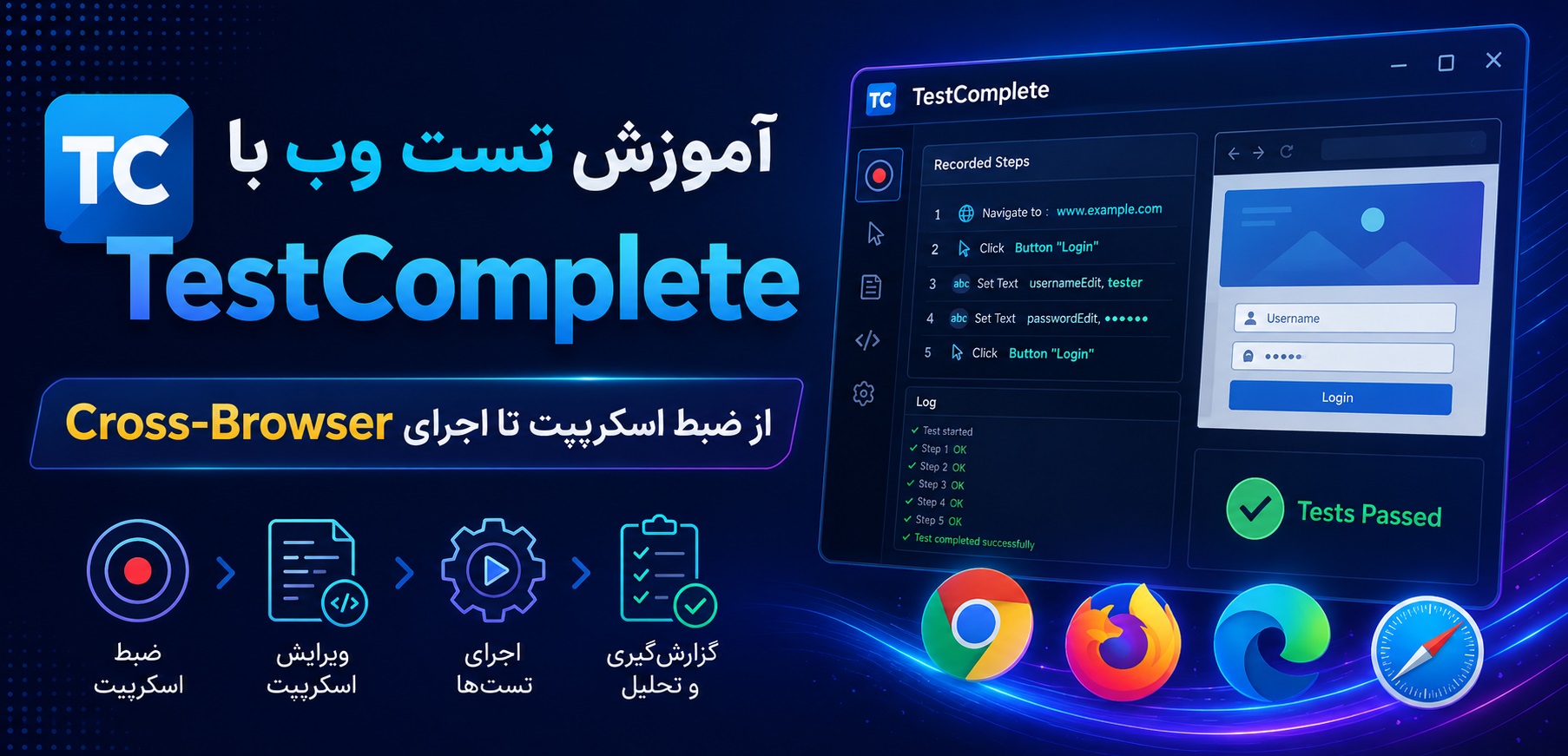 Testcomplete Color آموزش تست وب با TestComplete — از ضبط اسکریپت تا اجرای Cross-Browser ...