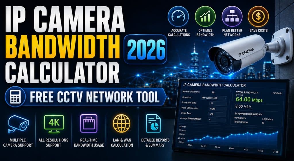 IP Camera Bandwidth Calculator