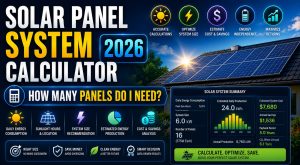 Solar Panel System Calculator 2026 — How Many Panels Do I Need