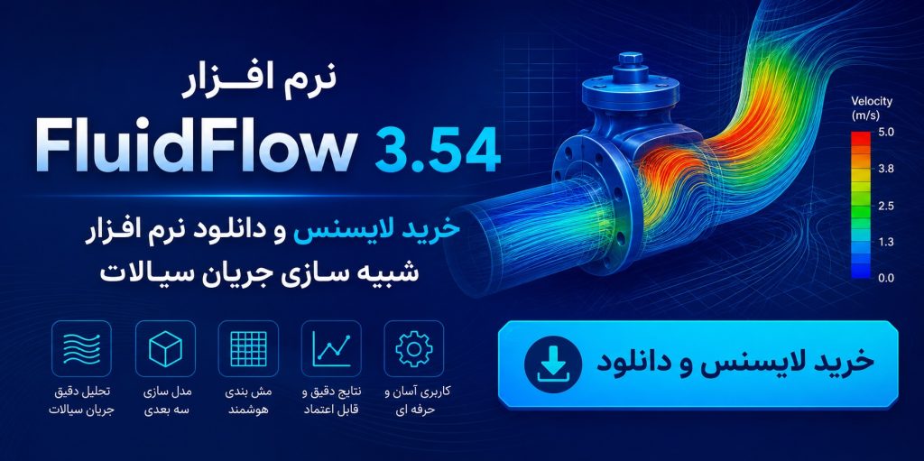نرم افزار FluidFlow 3.54 خرید لایسنس و دانلود نرم افزار شبیه سازی جریان سیالات