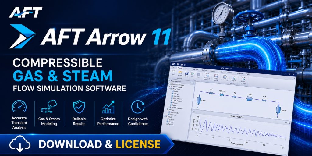 AFT Arrow 11 — Compressible Gas & Steam Flow Simulation Software