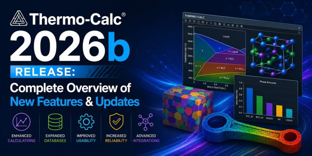Thermo Calc 2026b Release New Features & 9 Databases