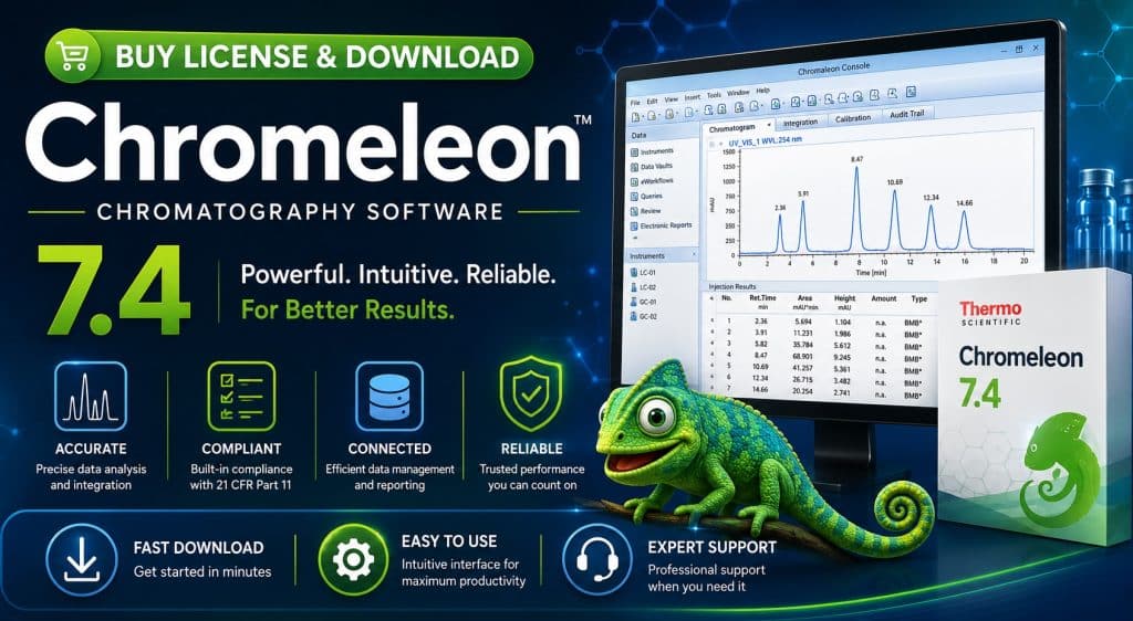 Chromeleon 7.4 CDS License, Download & Buy 2026