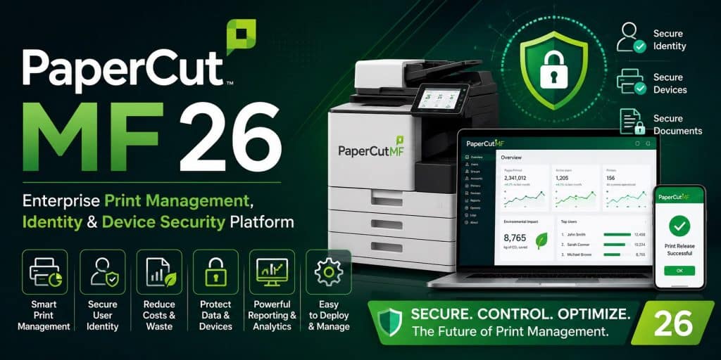 PaperCut MF 26 Enterprise Print Management License & Download 2026